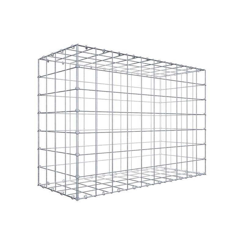 Gabion 100 cm x 70 cm x 40 cm (dł. x wys. x gł.), rozmiar oczka 10 cm x 10 cm, pierścień typu C