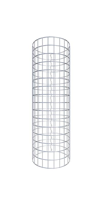 Kolumna gabionowa średnica 37 cm MW 5 x 5 cm okrągła - wysokość: 80 cm
