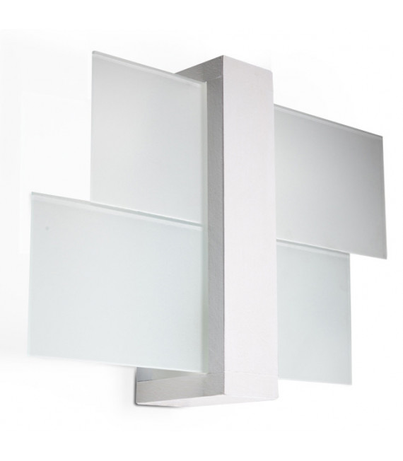 Kinkiet FENIKS 1 biały, skandynawski - 43x12x30cm Sollux