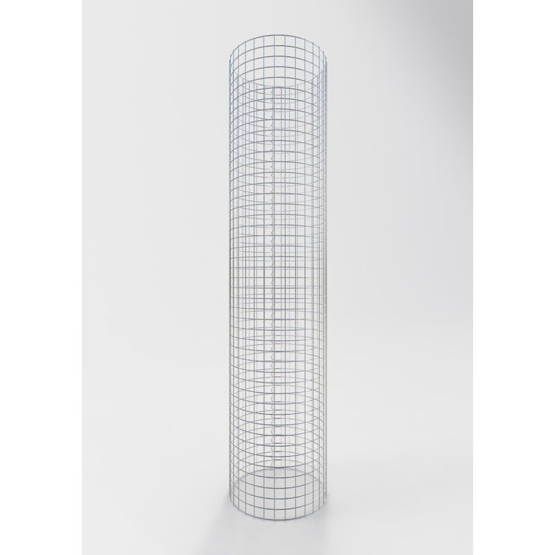 Kolumna gabionowa okrągła, średnica 52 cm, wysokość 230 cm, rozmiar oczek 5 cm x 5 cm