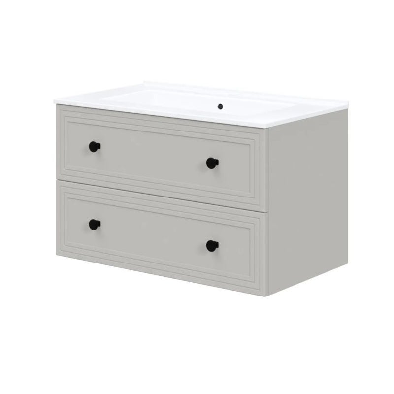 Szafka pod umywalkę TORETO 2S 80cm kaszmirowy mat