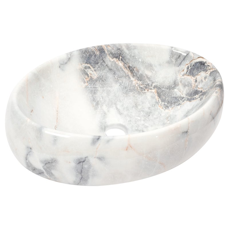 Umywalka ceramiczna nablatowa Linda 48.5 x 34 Rea