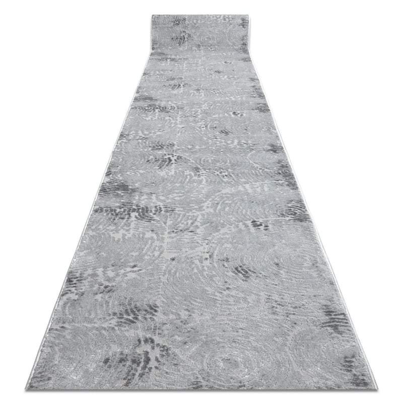 Chodnik Strukturalny MEFE 8725 dwa poziomy runa szary 120 cm 120x880 cm