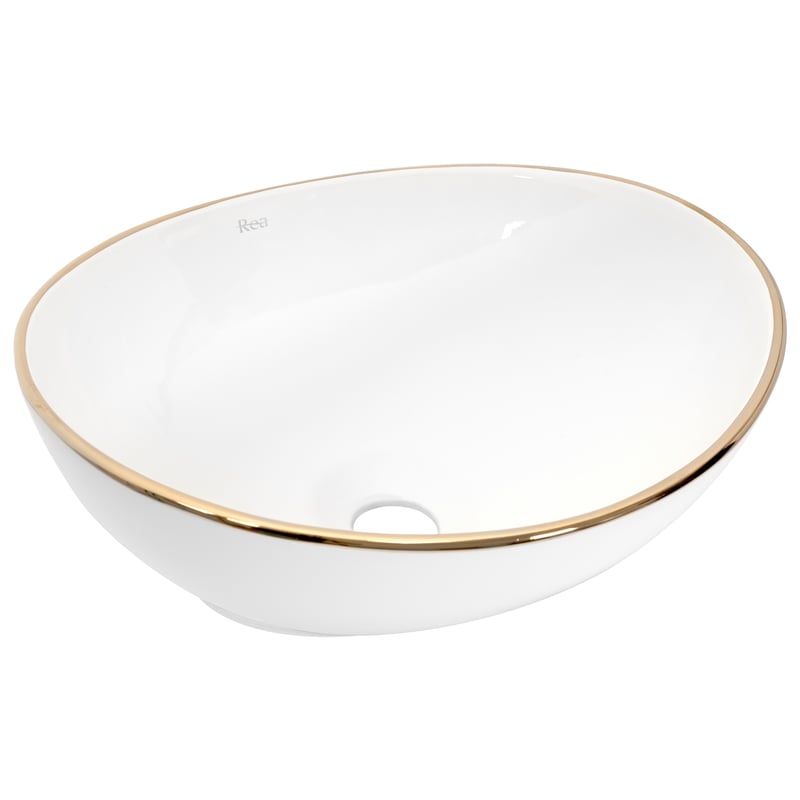 Umywalka ceramiczna nablatowa Sofia 41 x 34 Rea