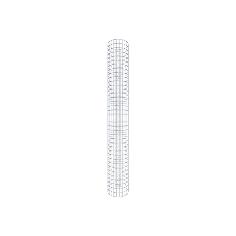 Kolumna gabionowa średnica 37 cm MW 5 x 5 cm okrągła - wysokość: 190 cm