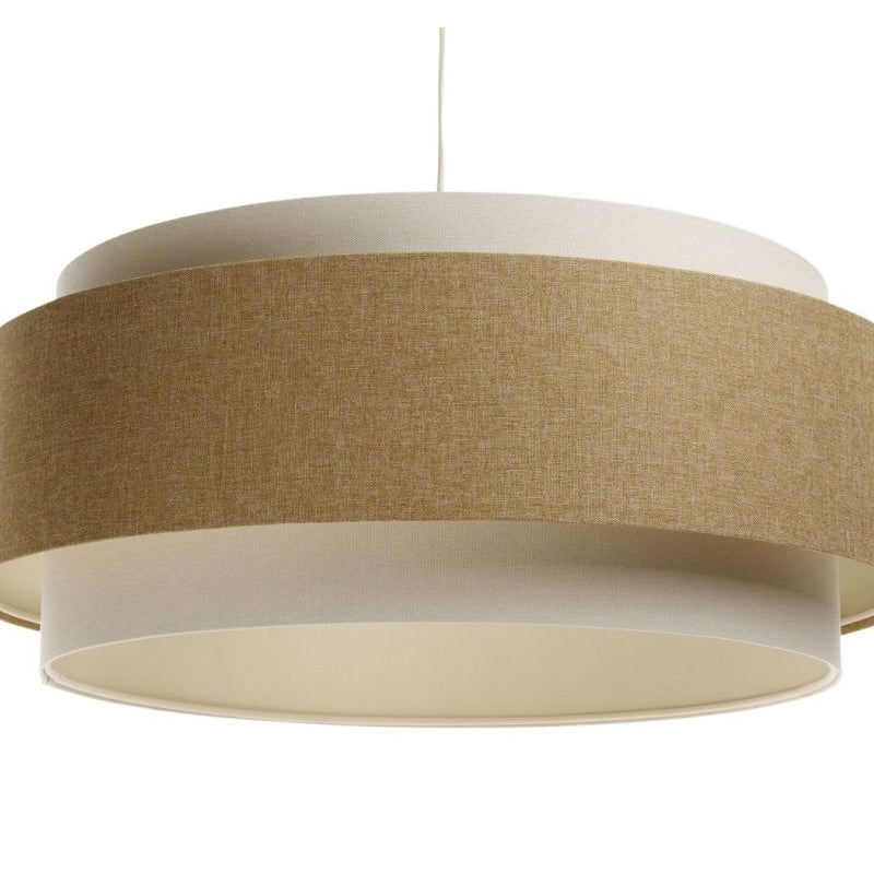 Lampa wisząca ERUTAN DUDU kremowa/żółta