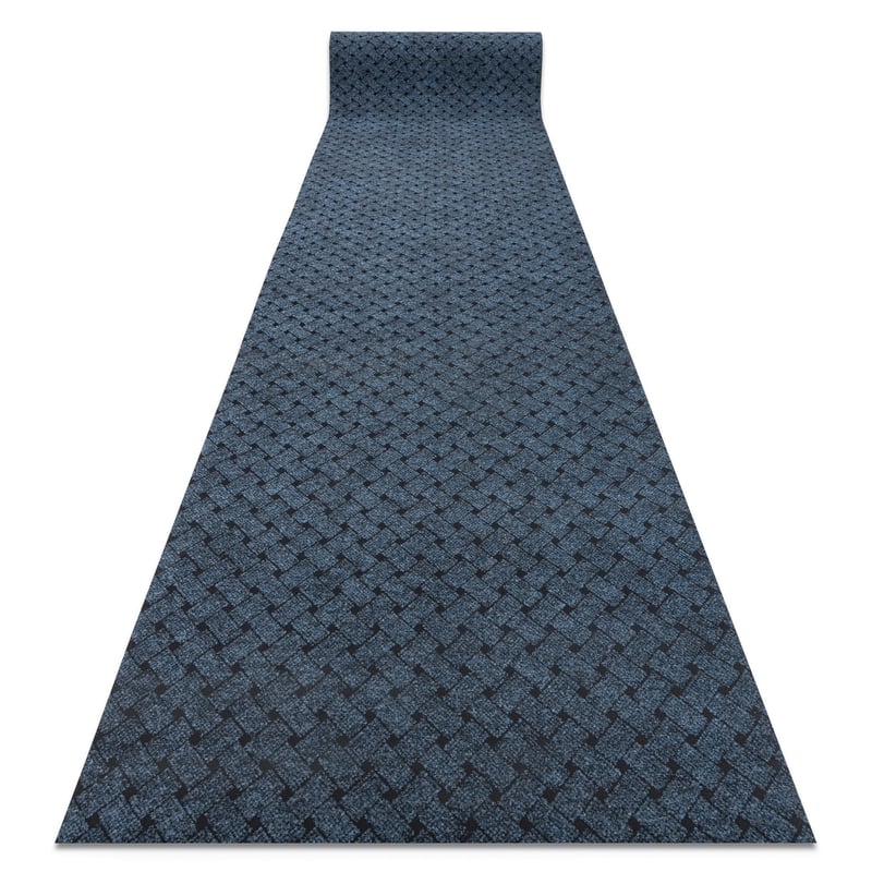 Wycieraczka antypoślizgowa 100 cm VECTRA 800 zewnętrzna, wewnętrzna, na gumie - niebieski 100x610 cm
