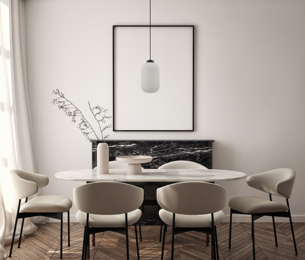 Italux Lindo lampa wisząca 1x40 W biała-czarna PND-52636-1-BK