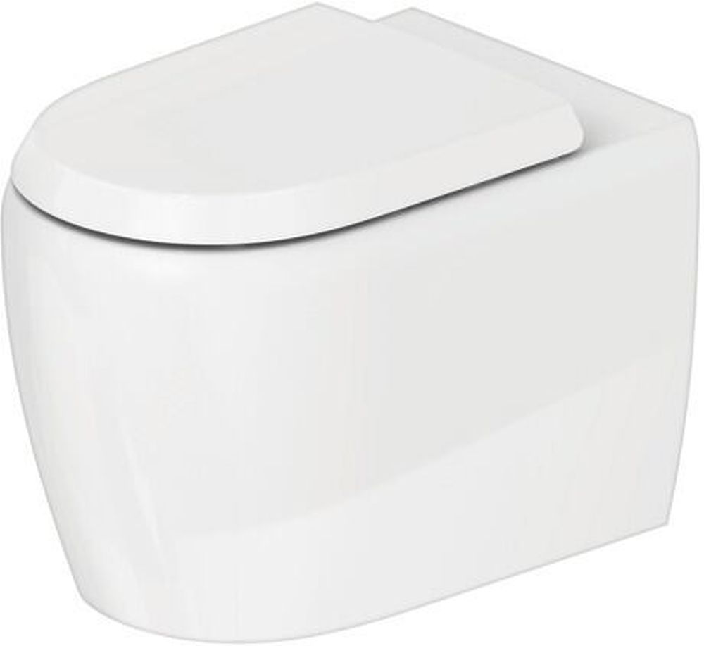 Duravit Qatego miska WC stojąca bez kołnierza biały połysk 2020090000
