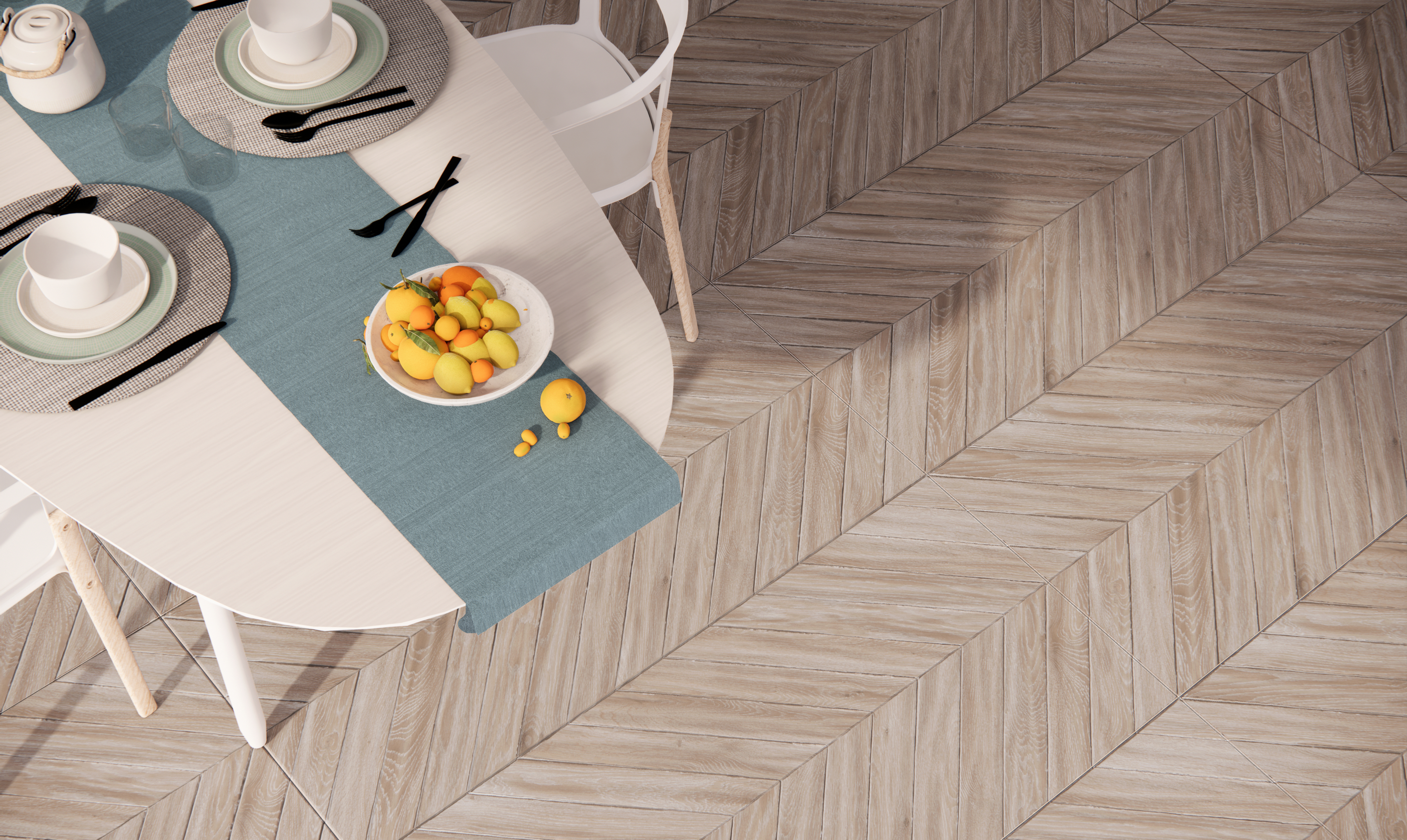 Egen Chevron Terra płytka ścienno-podłogowa 60x120 cm