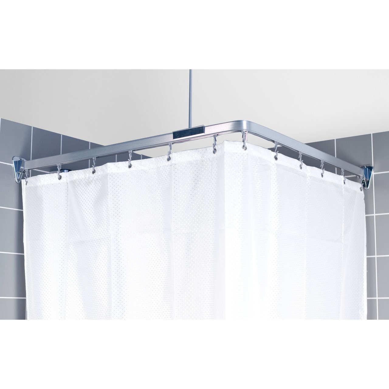 Duschy Frex drążek zasłony prysznicowej 300 cm aluminium 688-90