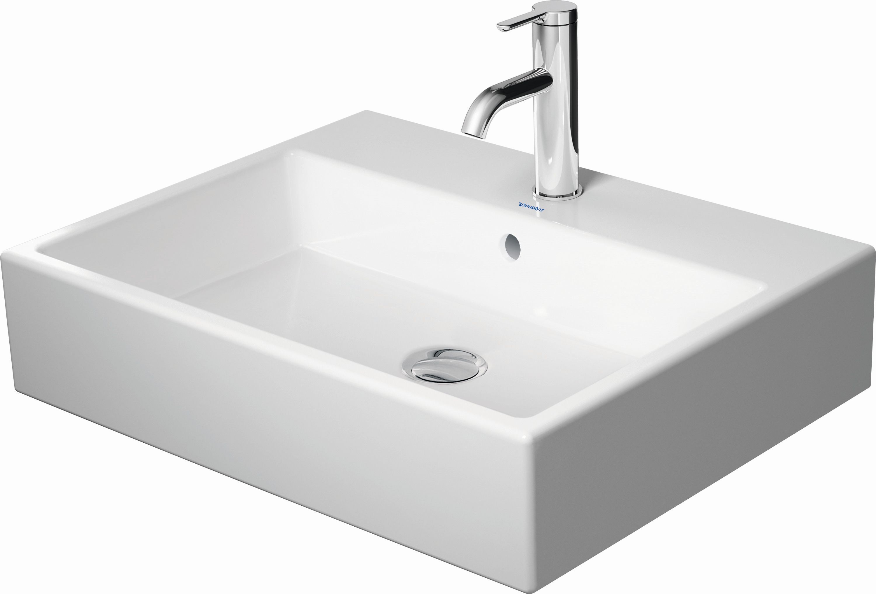 Duravit Vero Air umywalka 60x47 cm nablatowa prostokątna biała 2352600041