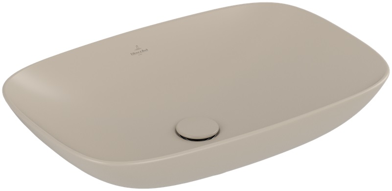 Villeroy & Boch Loop & Friends umywalka 63x43 cm prostokątna nablatowa almond 4A5000AM