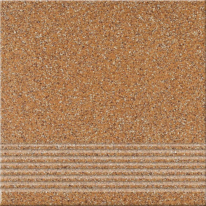 Opoczno Milton orange steptread stopnica podłogowa 29,7x29,7 cm STR pomarańczowy mat