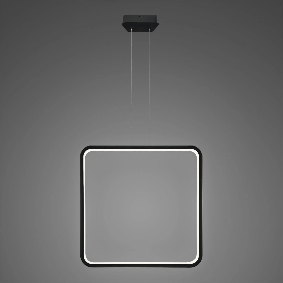 Altavola Design Ledowe Kwadraty lampa wisząca 1x38W czarny LA079/X_80_in_4k_black_dimm