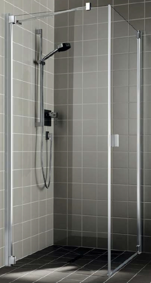 Kermi Raya RA TOL ścianka prysznicowa 90 cm lewa srebrny połysk/szkło przezroczyste RATOL09020VPK