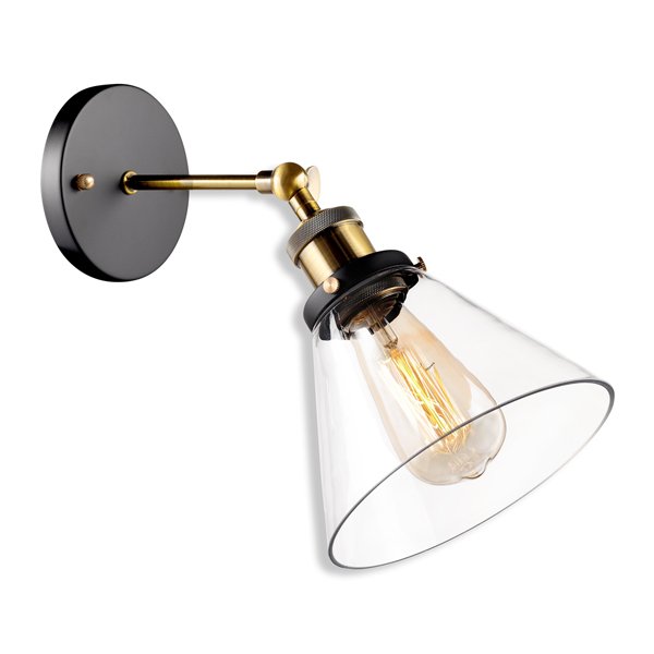 Altavola Design New York Loft kinkiet 1x60W mosiądz/przezroczysty LA034/W