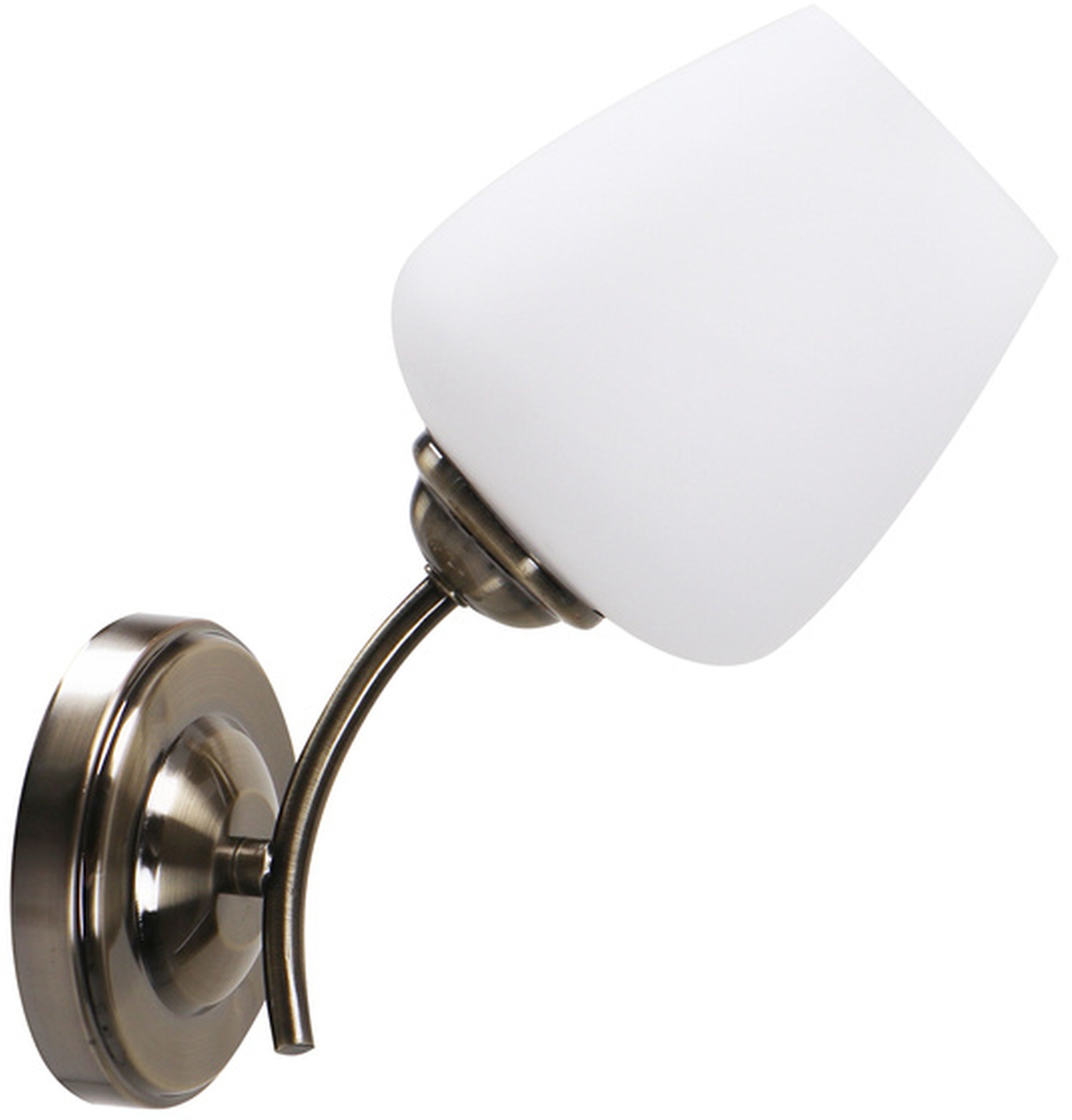 Candellux Zina kinkiet 1x40W patyna/biały 21-22561