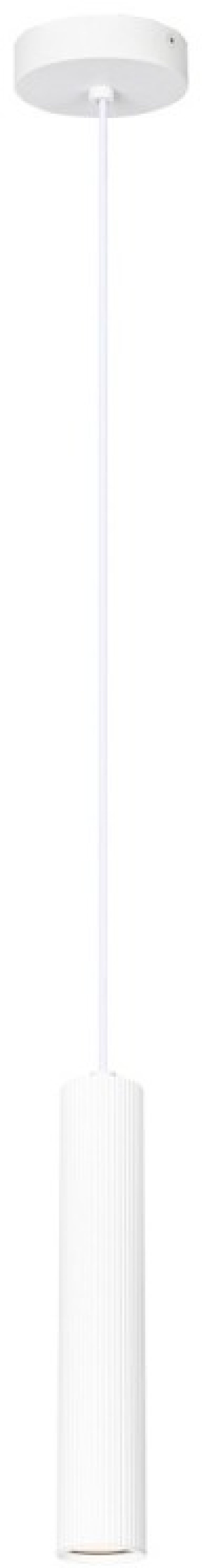Italux Rilok lampa wisząca 1x10 W biała PND-83920-1-WH