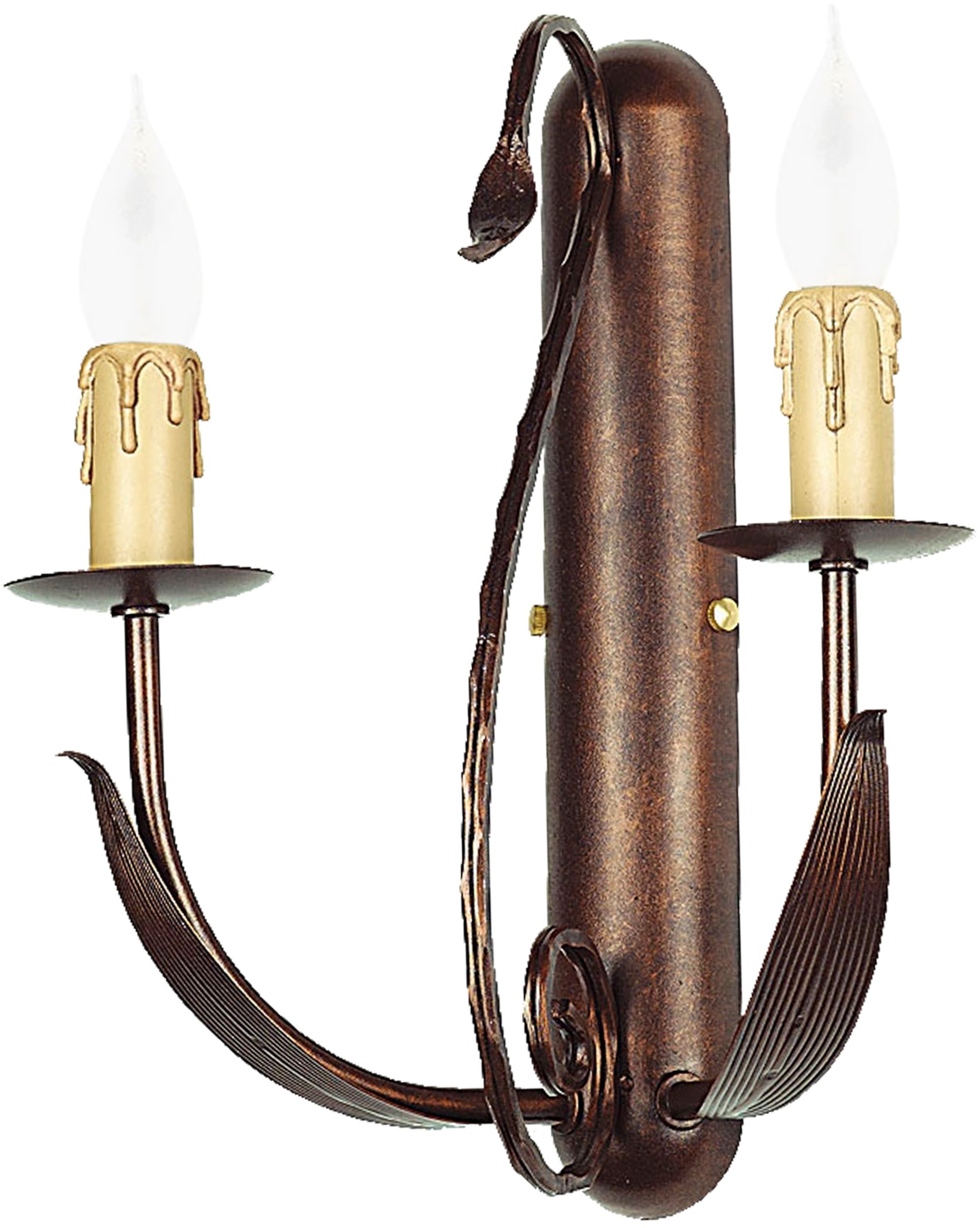 Luminex Loara kinkiet 2x60 W patyna-miedź 0743