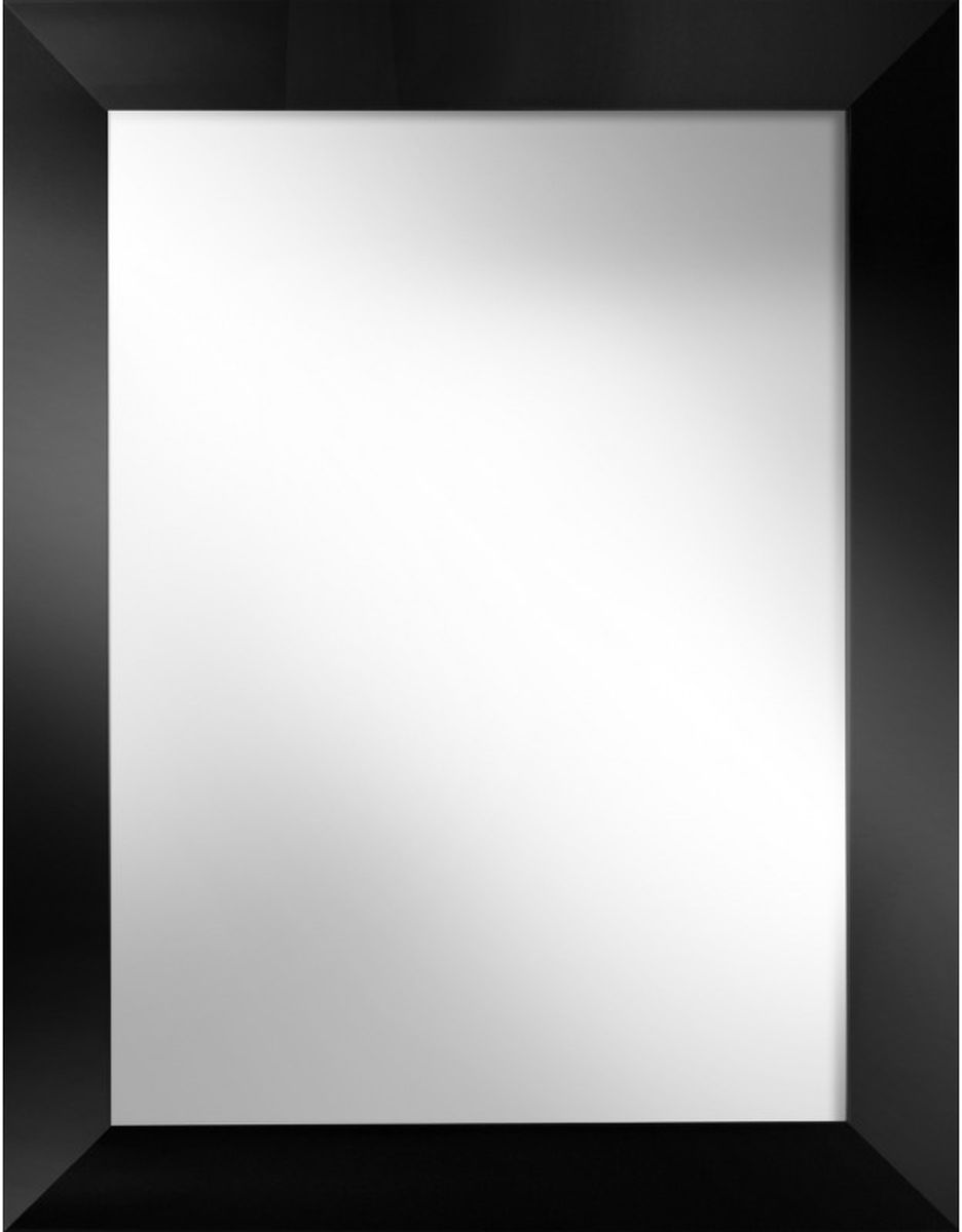 Ars Longa Simple lustro 113x63 cm prostokątne czarne SIMPLE50100-C