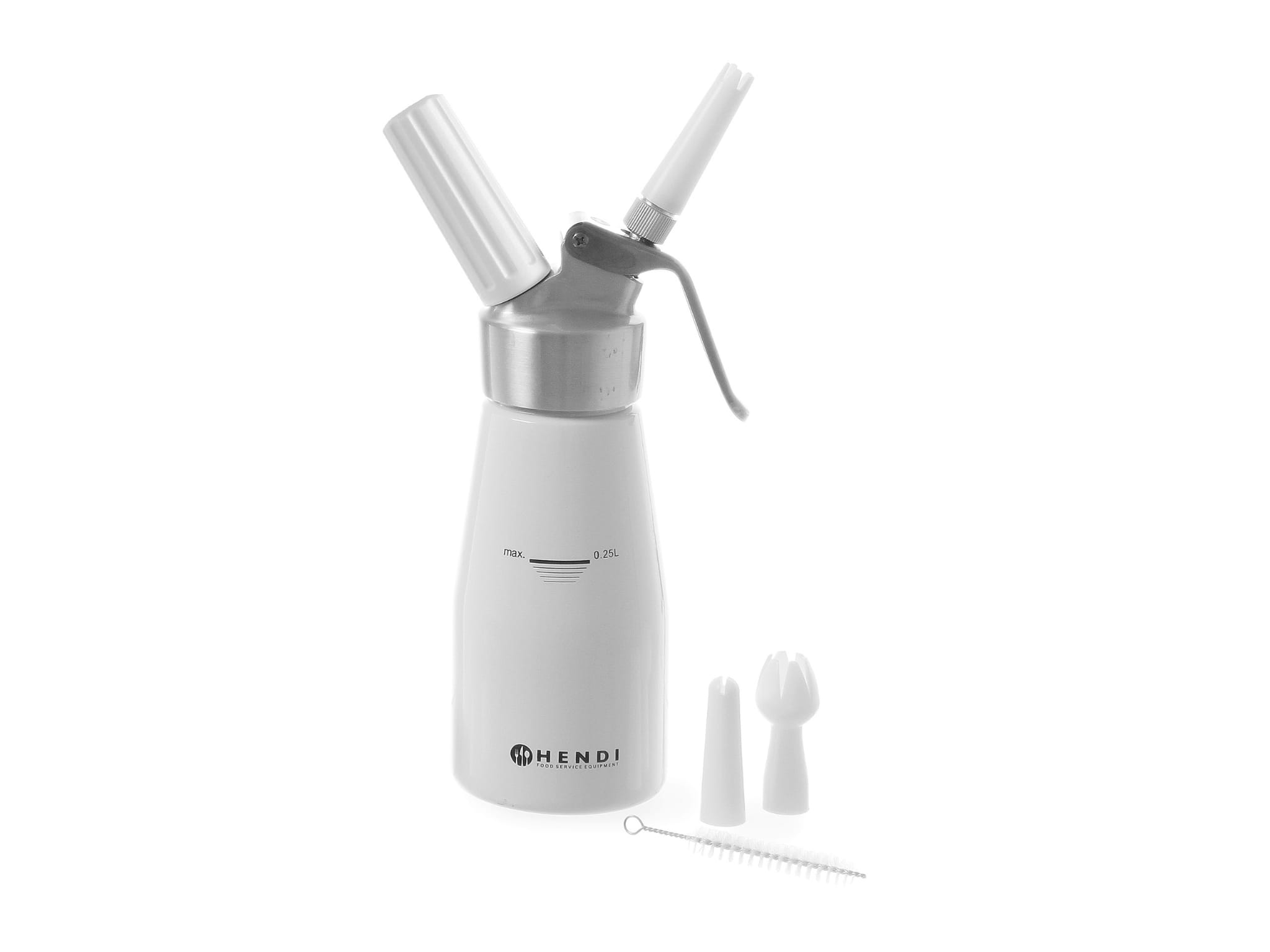 Syfon do bitej śmietany 0,25L Hendi aluminiowy Kitchen Line