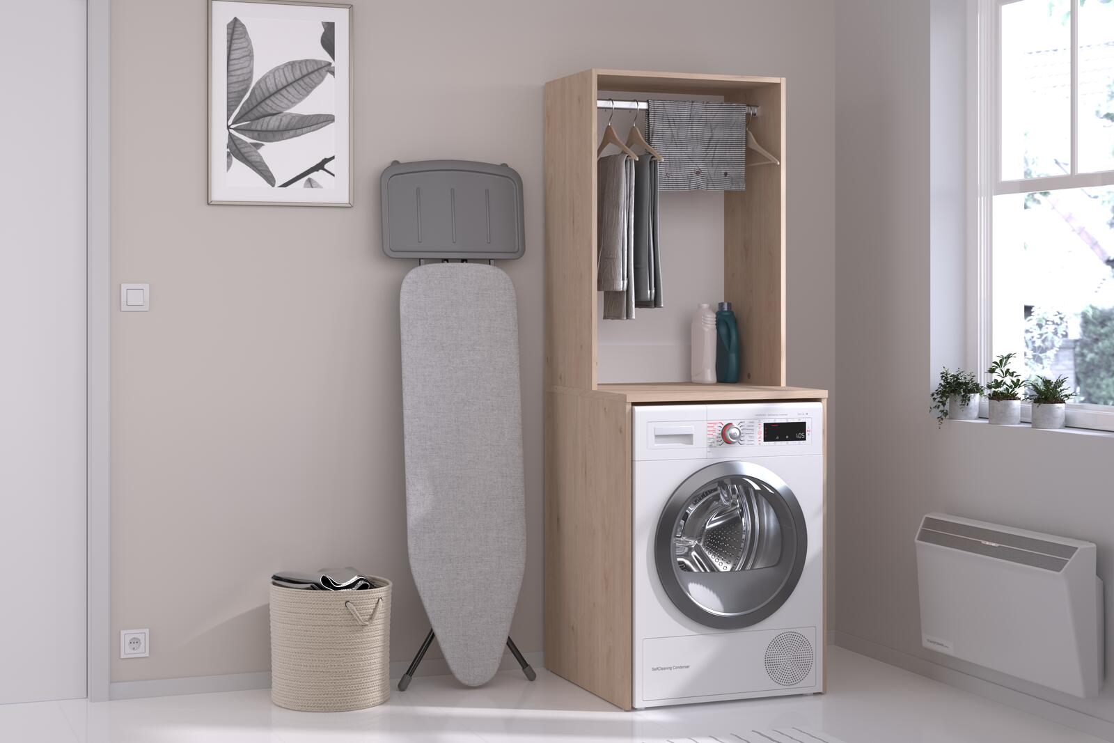 Półka łazienkowa Laundry wysoka