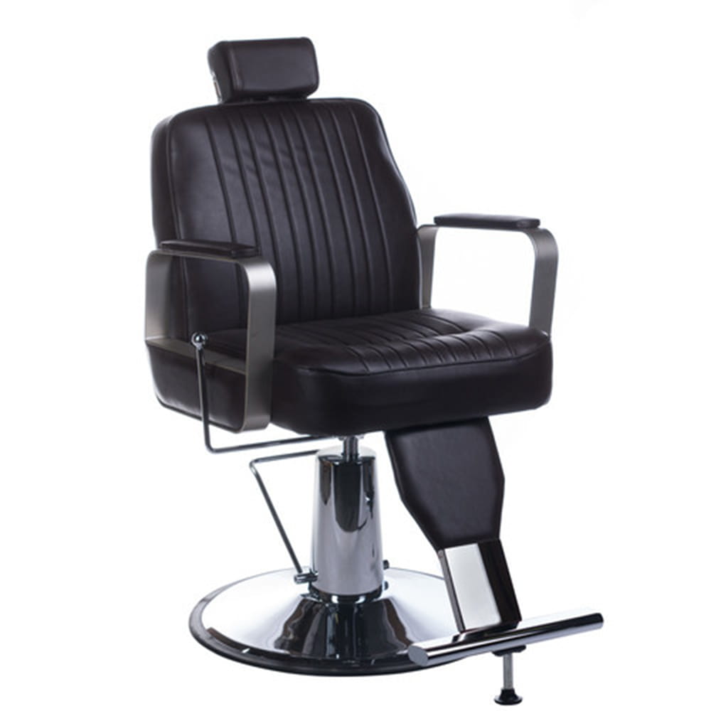 Bs fotel barberski homer bh 31237 brązowy