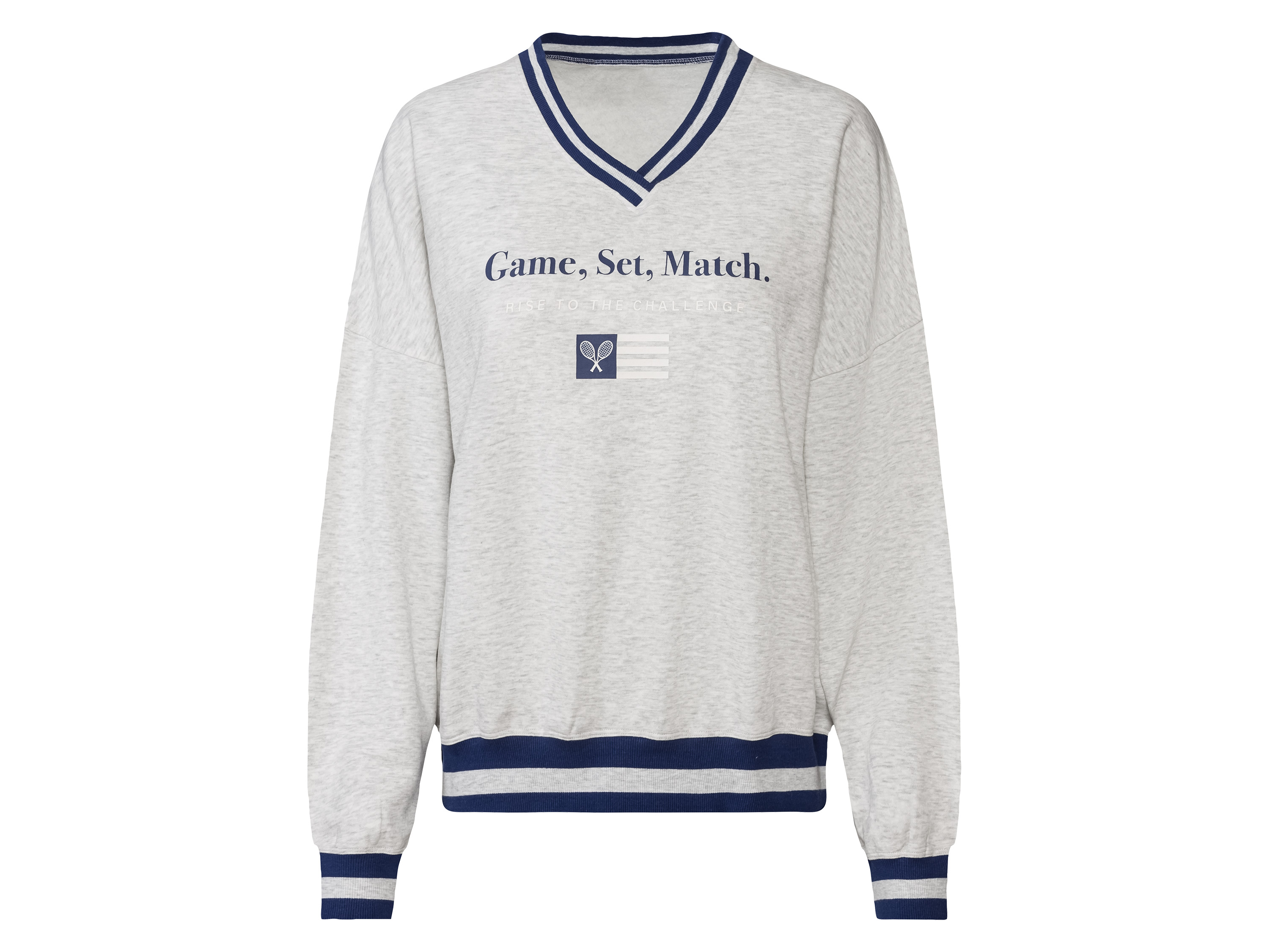 esmara Bluza damska oversize Szary, M40/42