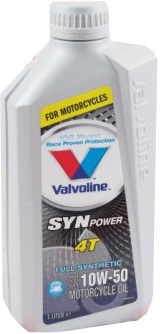 VALVOLINE SYNPOWER 10W50 4T 1L - Petrostar