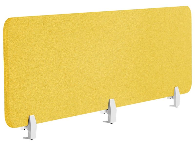 Przegroda biurkowa Żółty Wally 180 x 40 cm 1 szt.