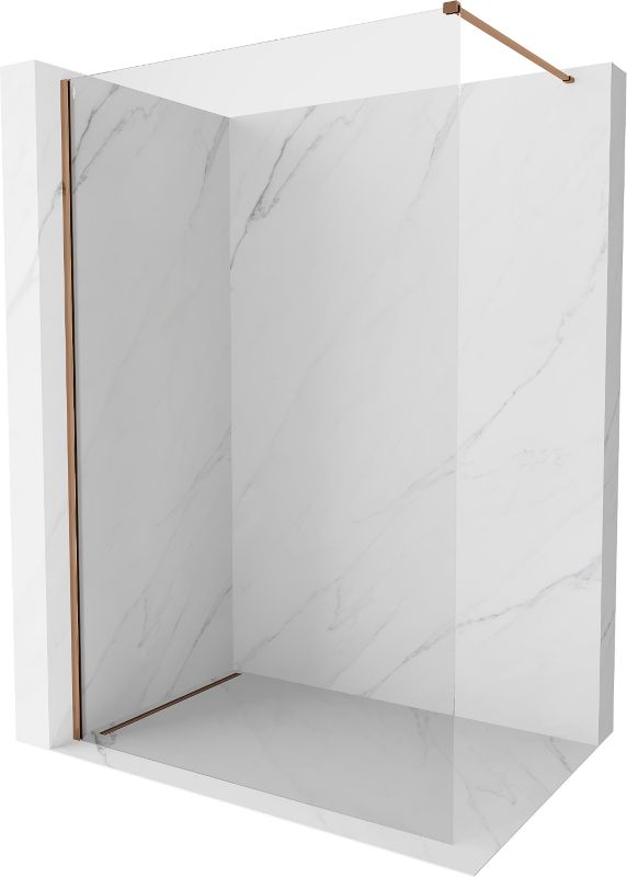 Ścianka prysznicowa Mexen Kioto-X różowe złoto 110x200 cm 800-110-101-60-00-X1 szt.