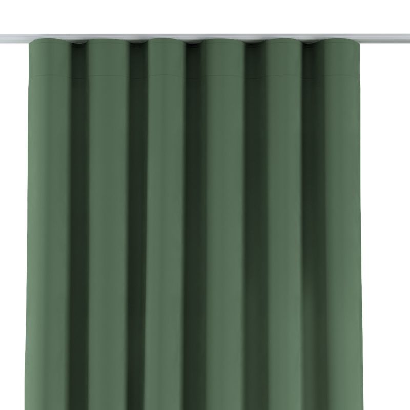 Zasłona na taśmie wave 140 x 260 cm Dekoria zielony 1 szt.