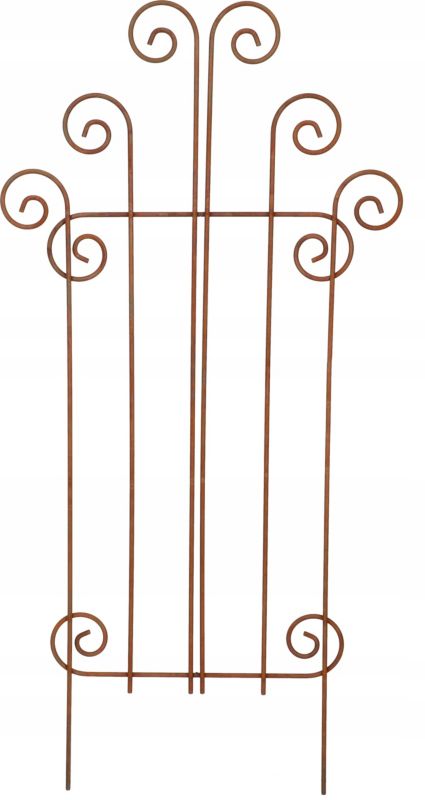Płotek palisada KOTARBAU ogrodowy rdza 48 cm 1 szt.