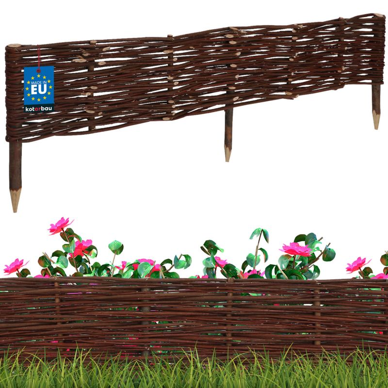 Płotek ogrodowy KOTARBAU wiklinowy 100x20 cm 1 szt.