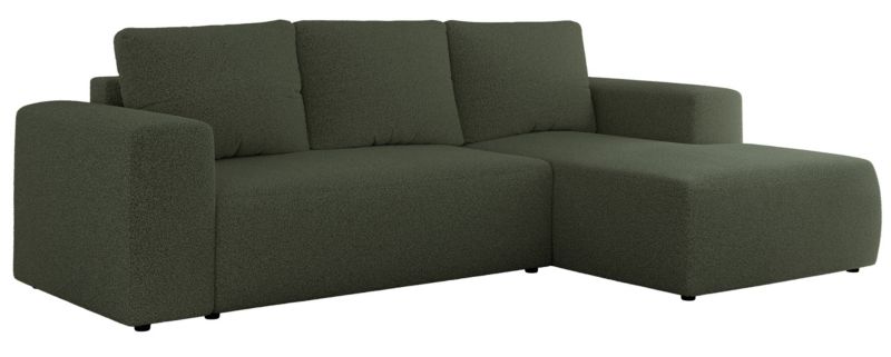 Narożnik MKS Meble TRENTINO L strona prawa Zielony boucle 1szt.