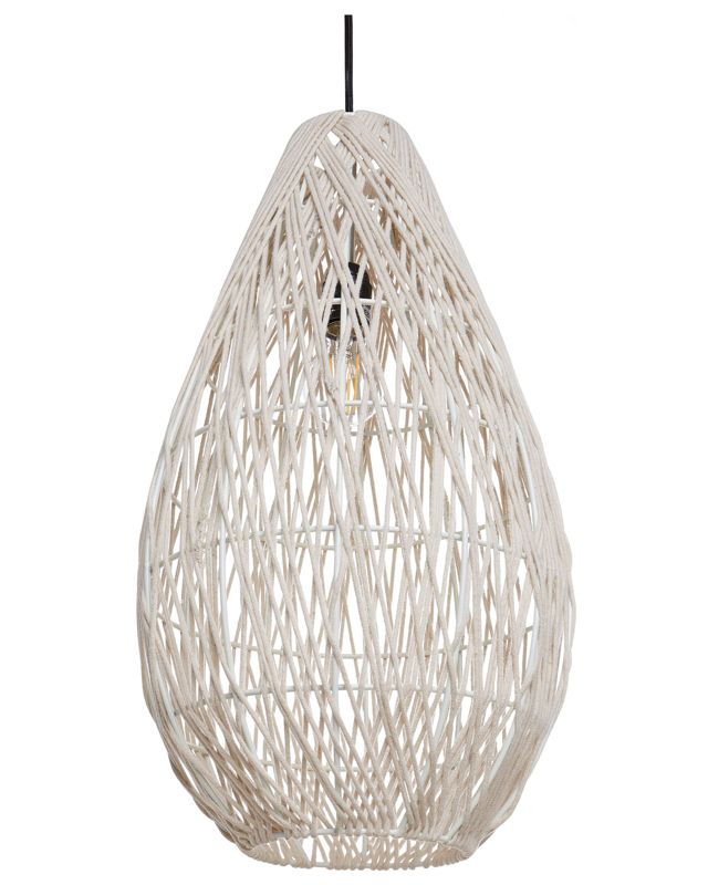 Lampa wisząca Annotto Plecionka Beżowy 1 szt.