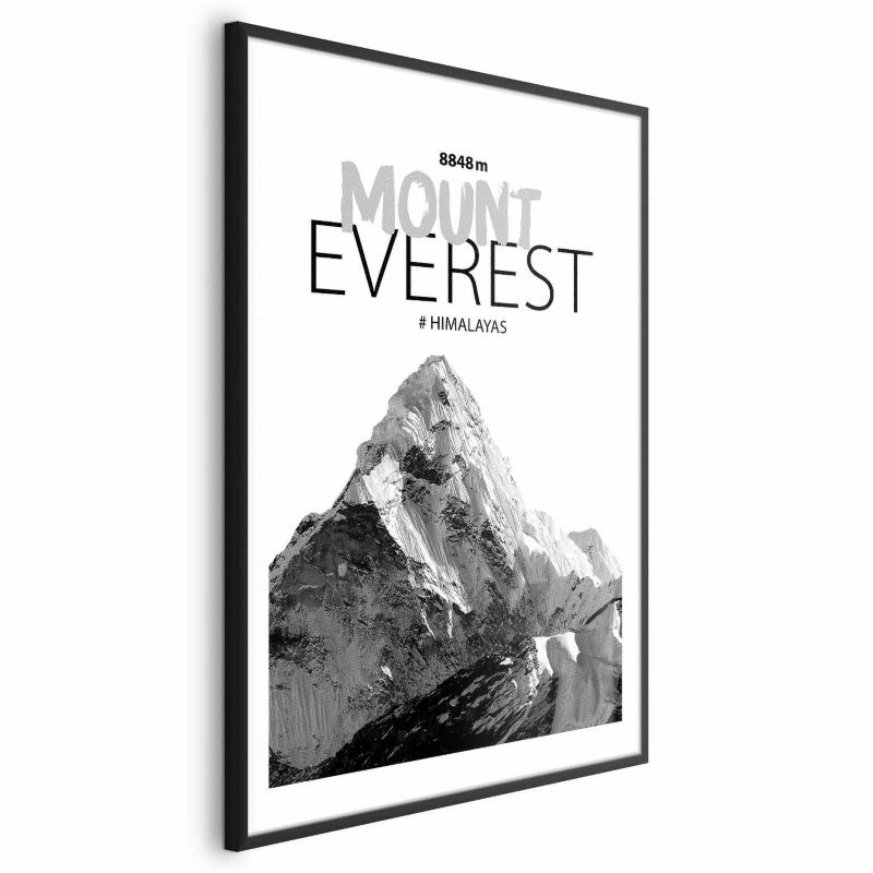 Plakat Artgeist Mount Everest 21x30 cm z ramą czarną 1 szt