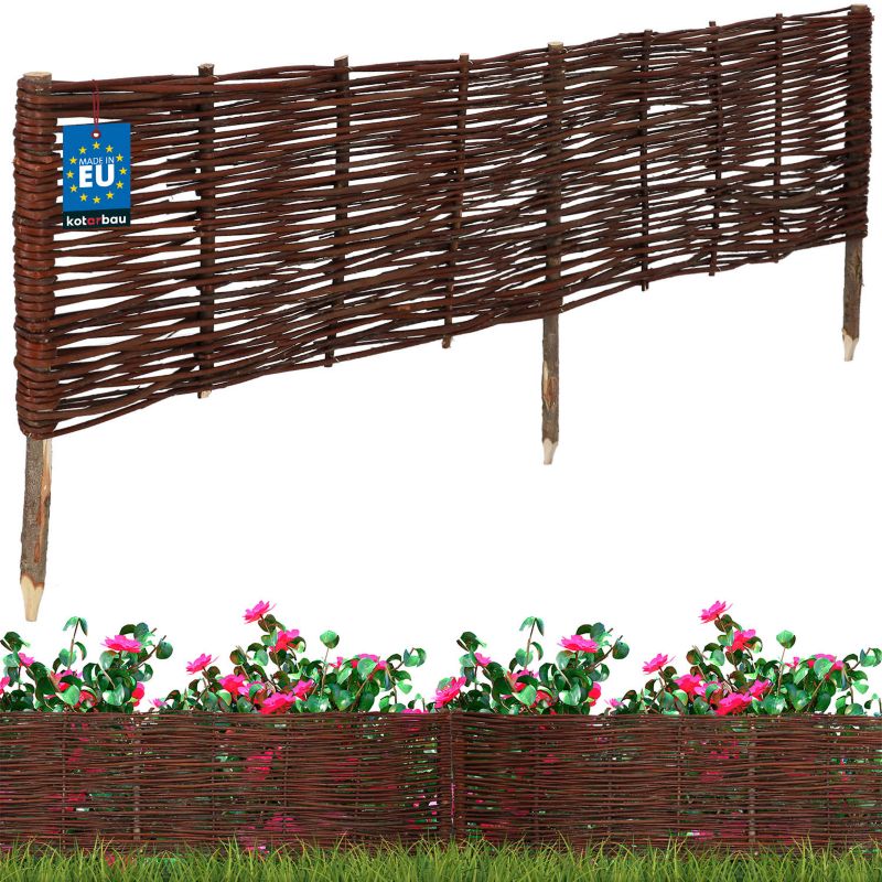 Płotek ogrodowy KOTARBAU wiklinowy 120x30 cm 1 szt.