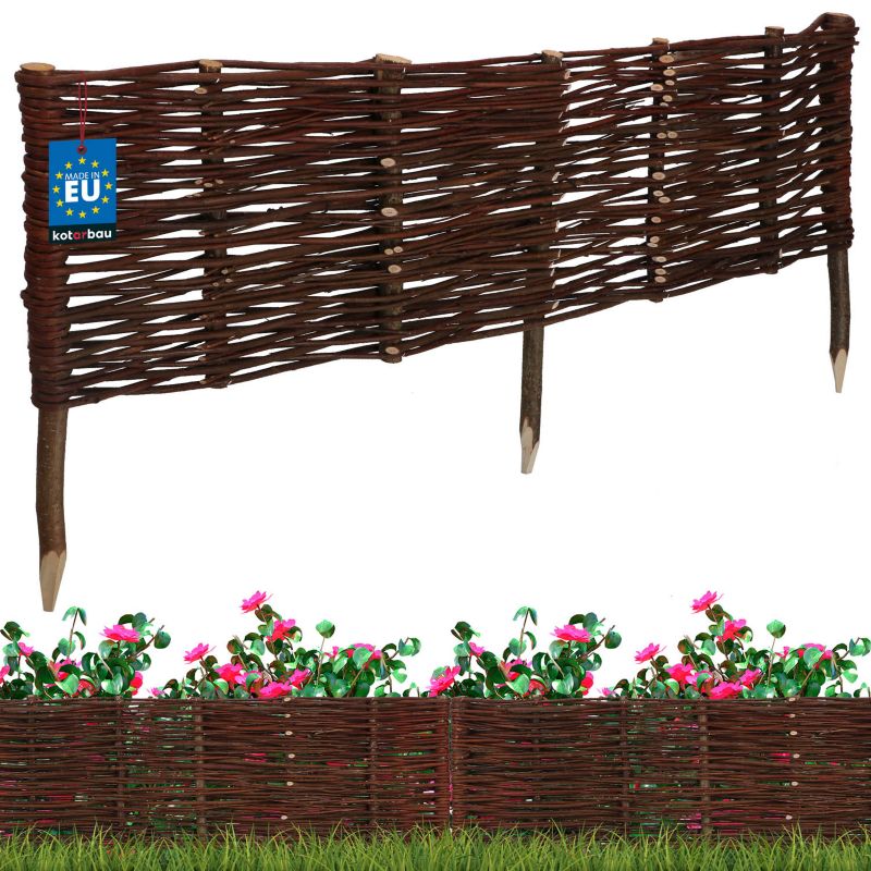 Płotek ogrodowy KOTARBAU wiklinowy 100x30 cm 1 szt.