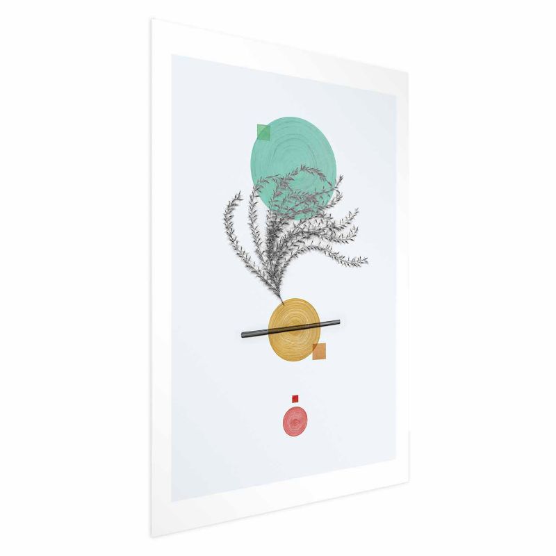 Plakat Artgeist Roślinna kompozycja 40x60 cm bez ramy 1 szt