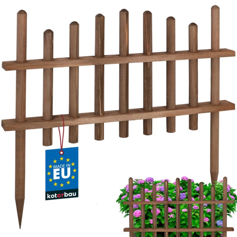 Płotek ogrodowy KOTARBAU wenge drewniany wbijany 60 cm 1 szt.