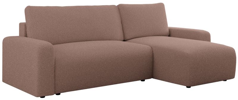 Narożnik MKS Meble ARGOS L uniwersalny różowy boucle 1szt.