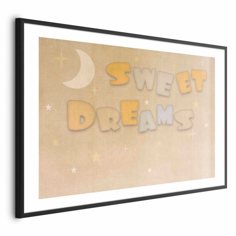 Plakat Artgeist Życzenie 90x60 cm z ramą czarną 1 szt