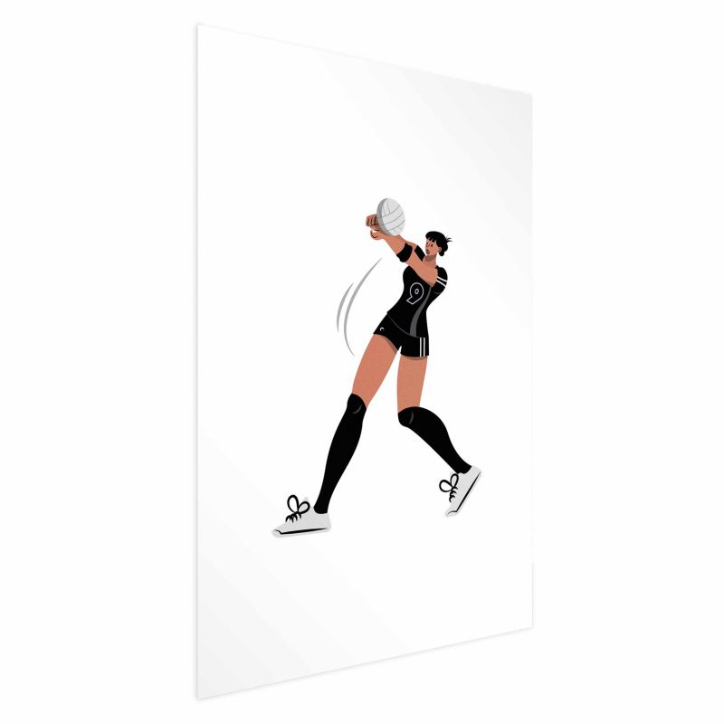 Plakat Artgeist Siatkarka 21x30 cm bez ramy 1 szt