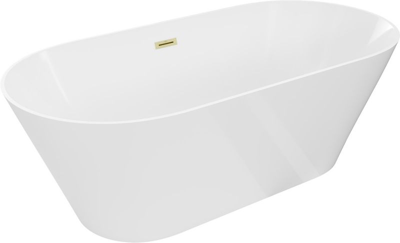 Wanna wolnostojąca Mexen Luna Slim biała 170x75 cm 52041707500-551 szt.