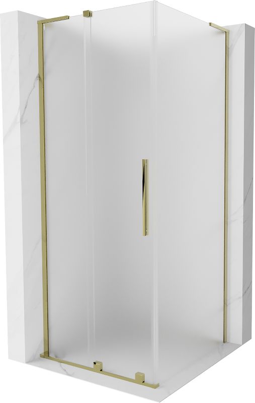 Kabina prysznicowa Mexen Velar L rozsuwana 90 x 90 cm szron złota 1 szt.