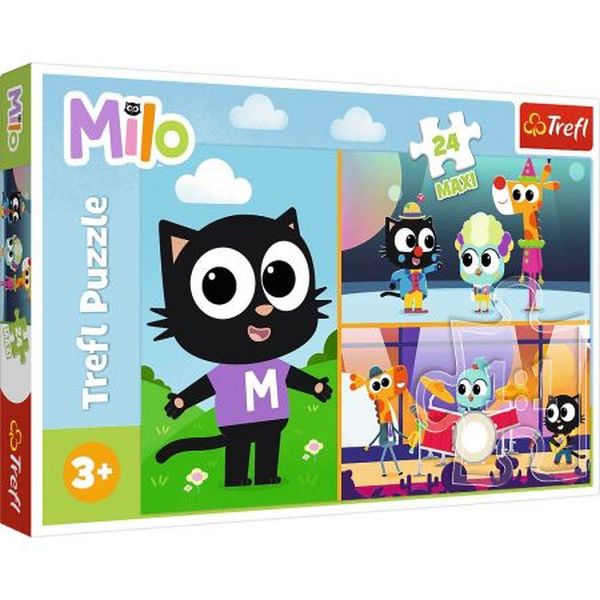 PUZZLE 24 MAXI KOTEK MILO