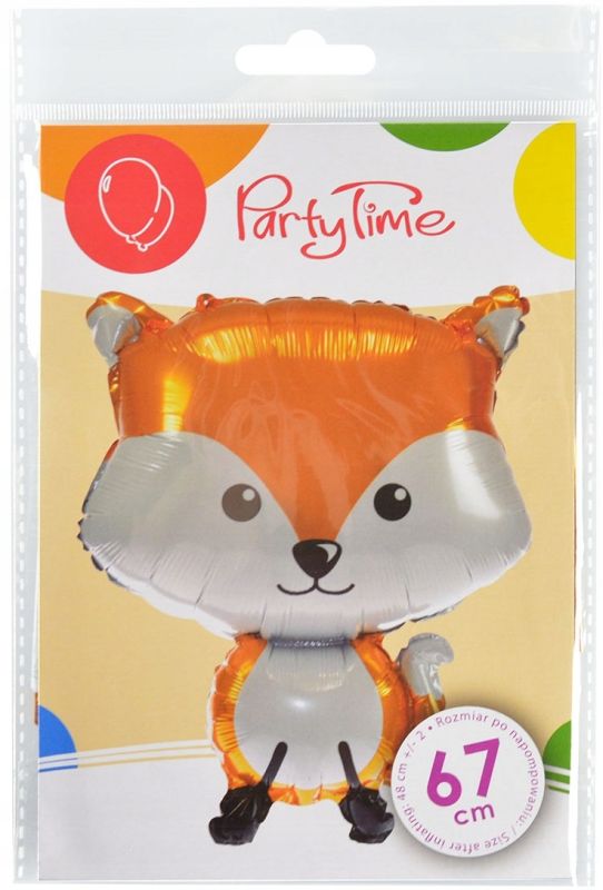 Balon foliowy leśne zwierzątka - lisek