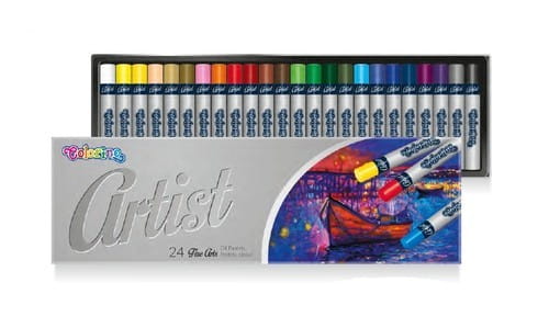 Pastele olejne 24 kolory, Colorino seria Artist